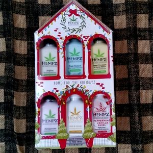 Hempz Home for the Holidayz 6 piece lotion gift set NEW